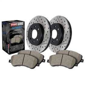 Street - 2 Wheel Disc Brake Kit w/Cross-Drilled And Slotted Rotor 938.02001